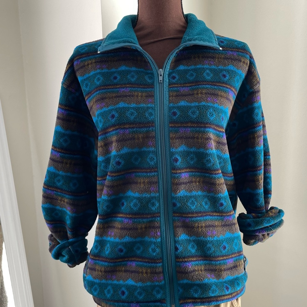 Vintage LL Bean Vapor Aztec Fleece